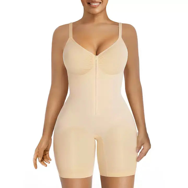 VEYLO Zip-Up Tummy Control Bodysuit - Image 2
